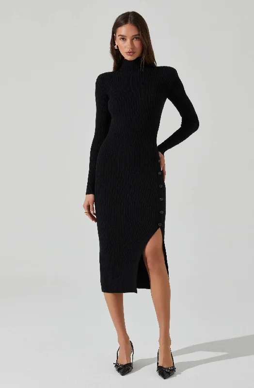 Act Fast Soryn Sweater Midi Dress