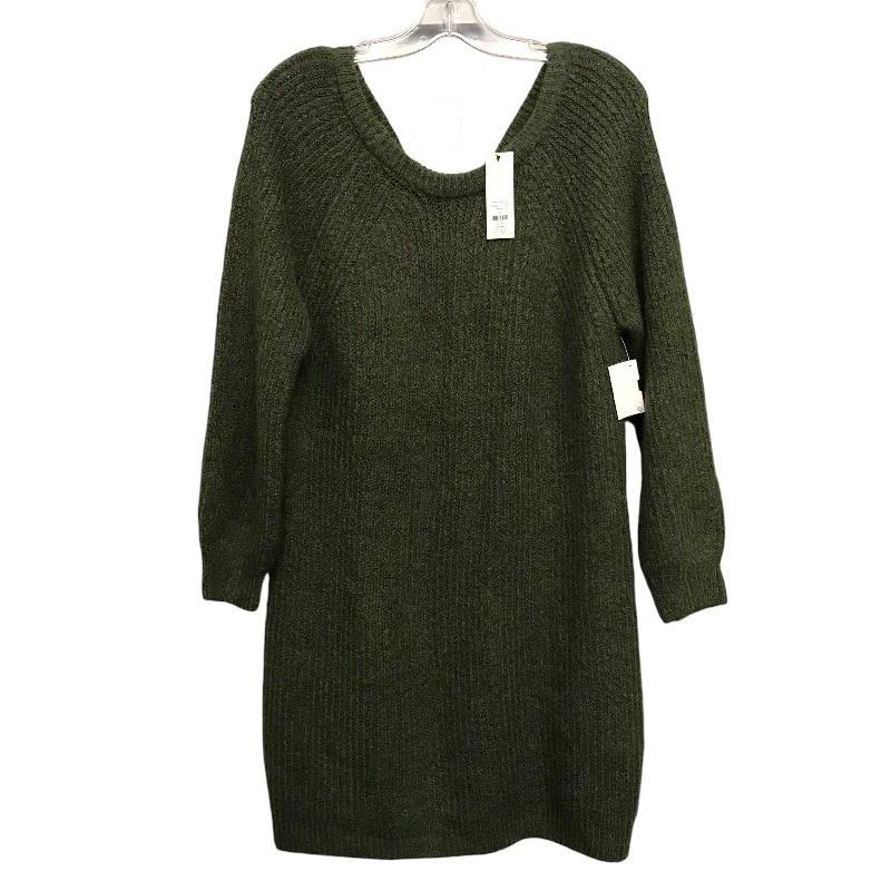 Weekend Deal Dress Sweater By Harper In Green, Size:S