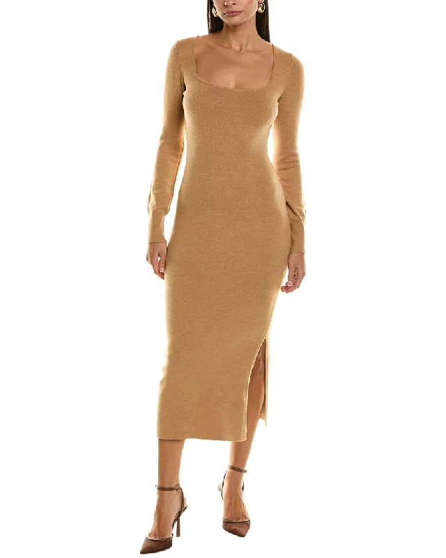 Flash Sale French Connection Babysoft Square Neck Midi Dress