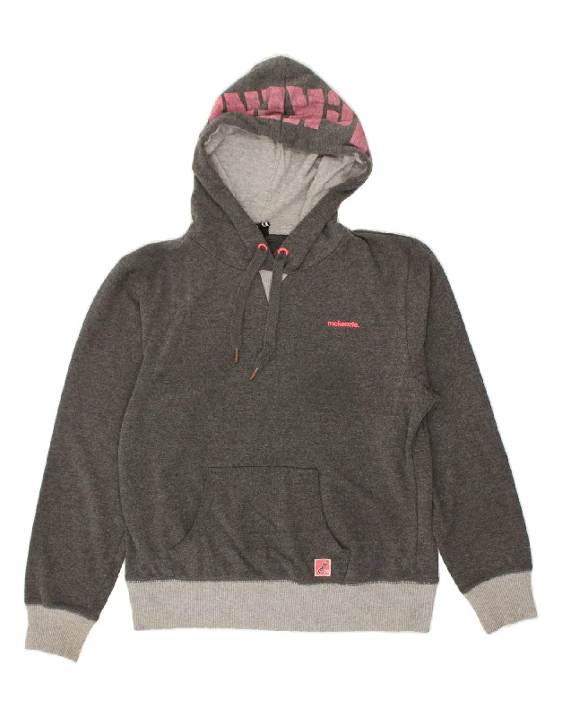 Great Bargains MCKENZIE Womens Graphic Hoodie Jumper US 16 2XL Grey Cotton