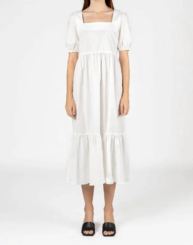 New Markdowns The Zaria Dress In White