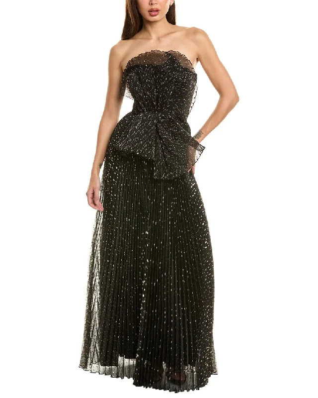 Price Blitz Alberta Ferretti Accordion Pleated Gown