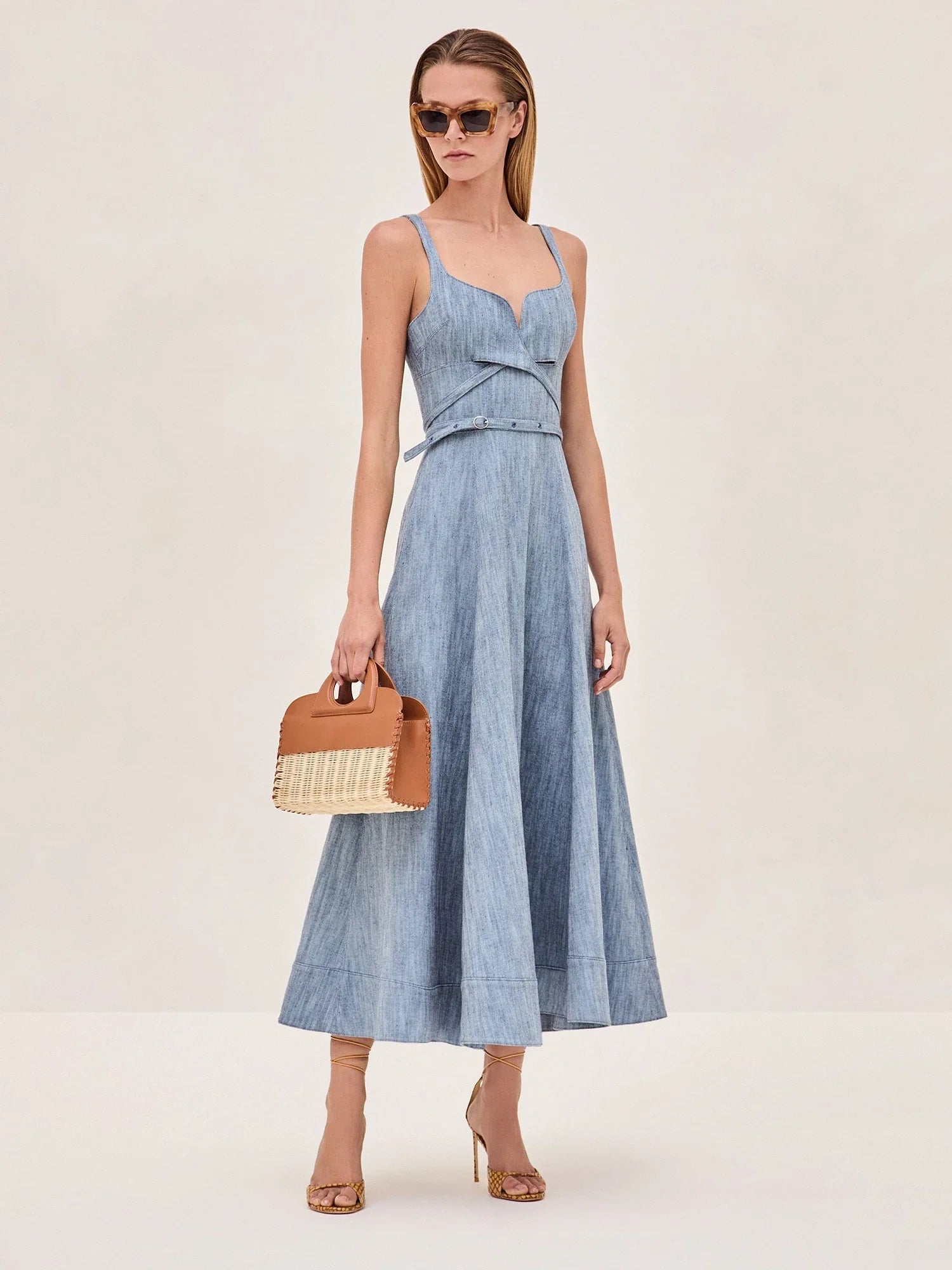 Savings Event Alexis - Sirene Dress - Stone Blue