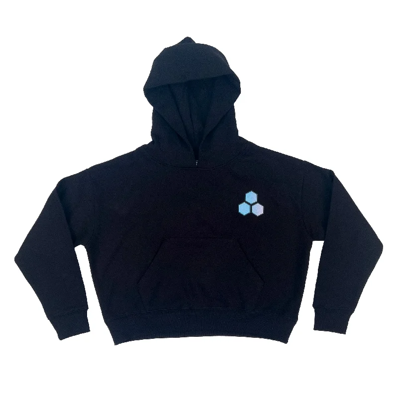 Today’s Deal Channel Islands Wmn's Fade Flag Hooded Sweatshirt-Black