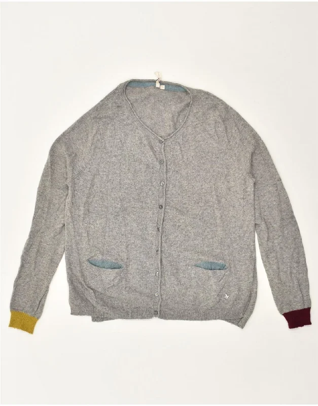 Online Specials WHITE STUFF Womens Cardigan Sweater UK 14 Large Grey Viscose