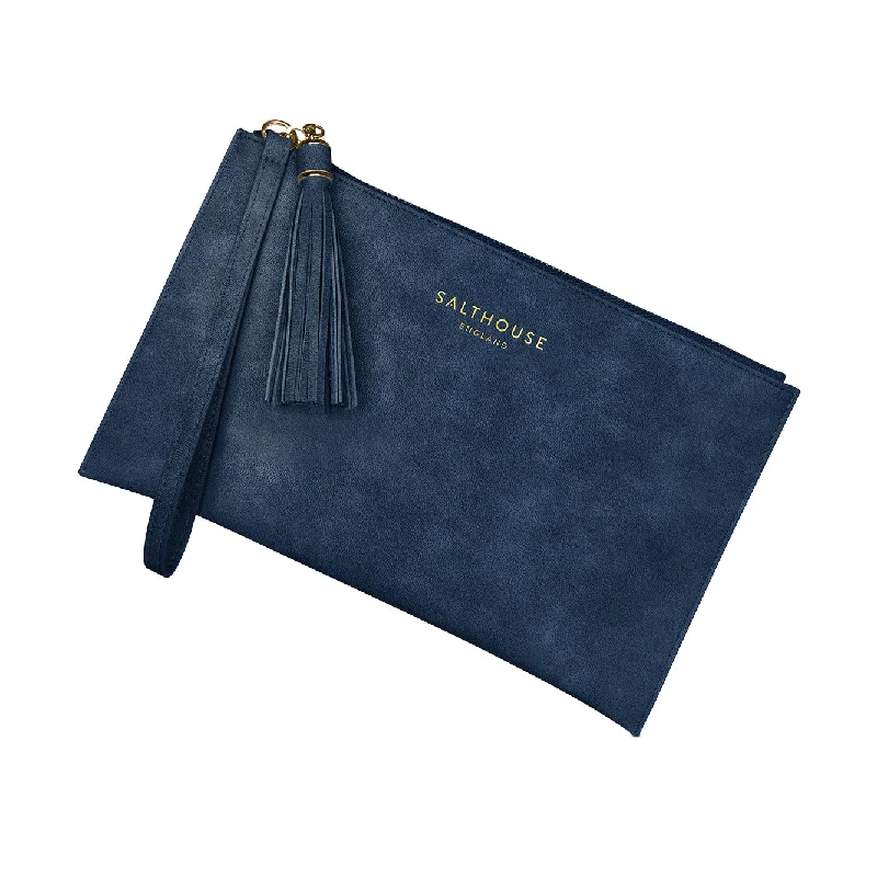 The Best Prices Serafina Clutch Bag - Navy