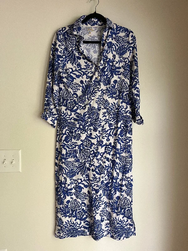 Instant Discount Dress Work By Lilly Pulitzer In Blue, Size: S