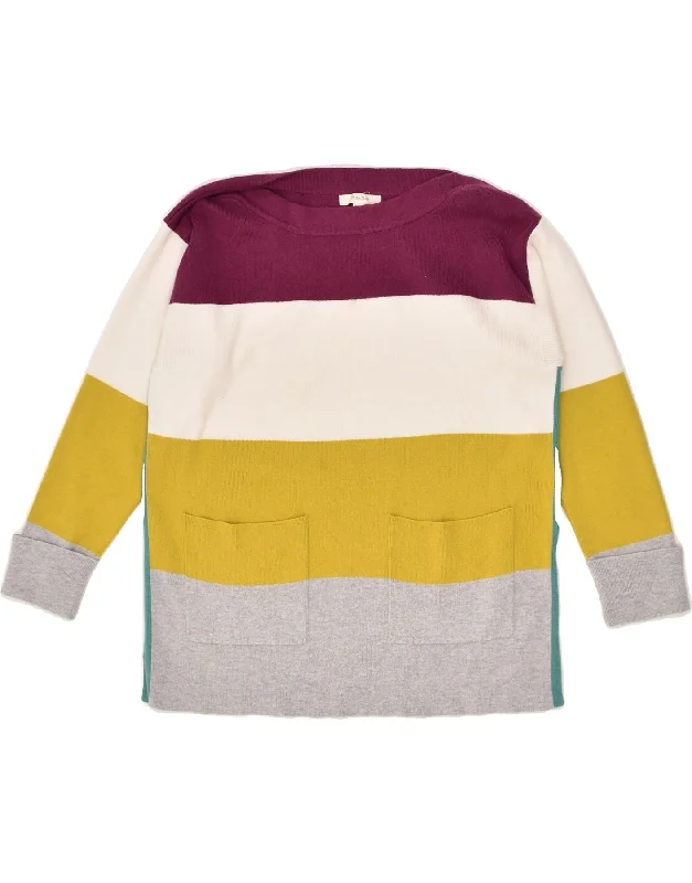 Don’t Miss Out WHITE STUFF Womens Boat Neck Jumper Sweater UK 10 Small Multicoloured Don’t Miss Out WHITE STUFF Womens Boat Neck Jumper Sweater UK 10 Small Multicoloured