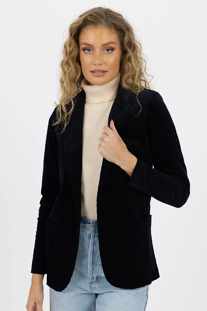 Stock Clearance Humidity Women's Blondie Jacket in Indigo