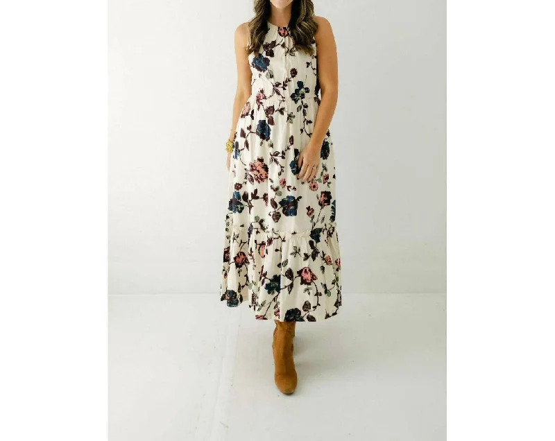 Midnight Sale Carina Ankle Dress In Jardin