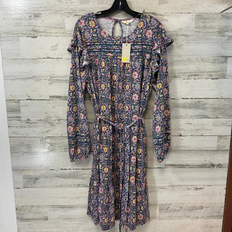 Great Bargains Dress Casual Short By Boden In Green & Pink, Size: L