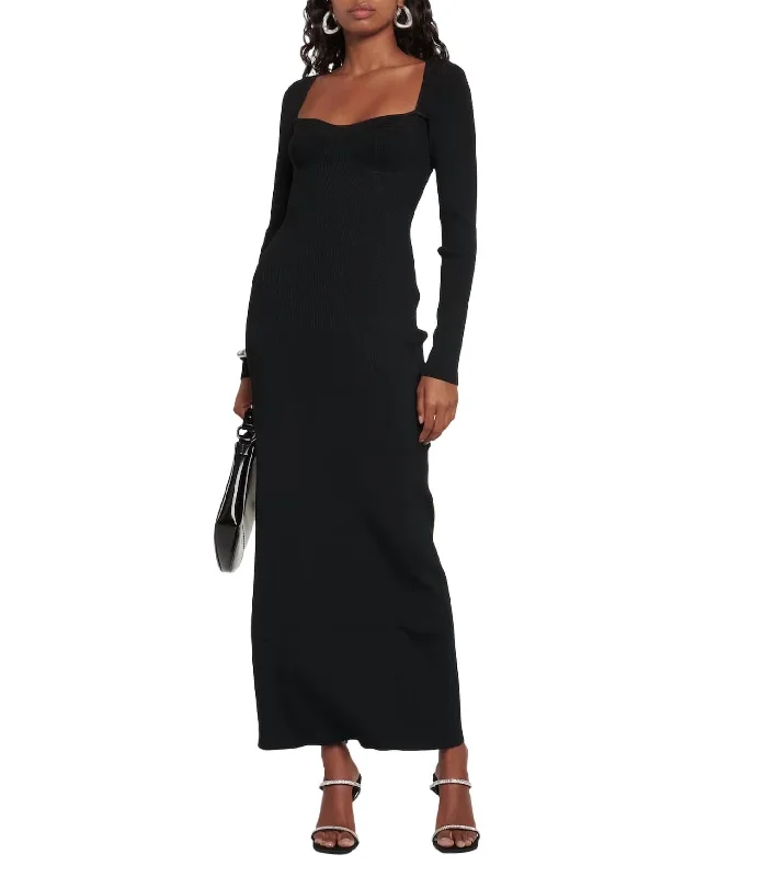 Weekend Flash Sale Silhouette Dress In Black