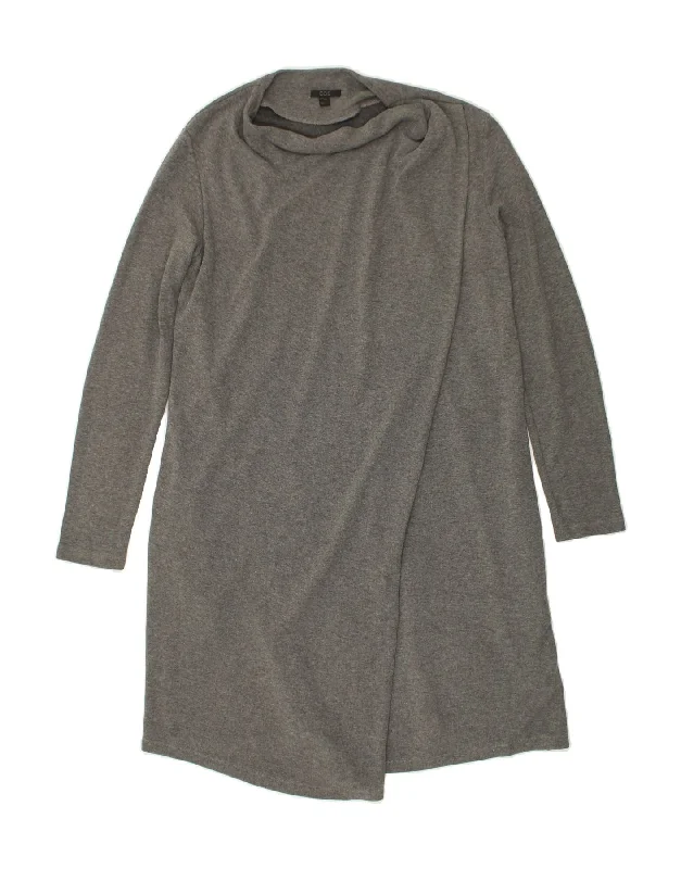Savings Bonanza COS Womens Wrap Cardigan Sweater UK 14 Medium Grey Cotton