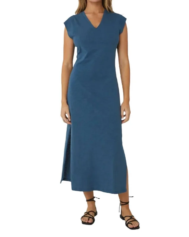 Special Offer Josi Midi Dress In Indigo