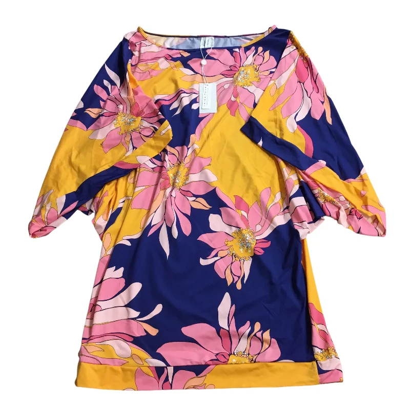 Massive Deals Dress Casual Midi By Trina Turk In Floral Print, Size: L