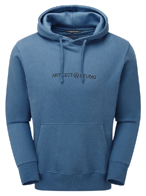 Quick Sale Branded Hoodie - Blue Steel