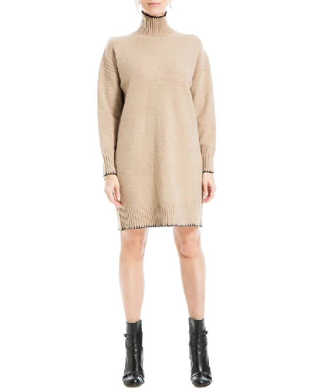 Price Cut Max Studio Turtleneck Short Dress