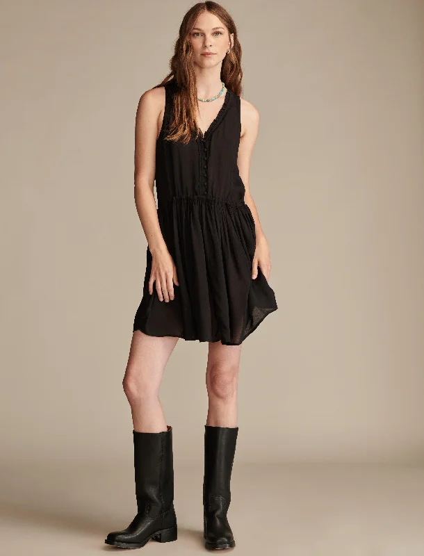 Bargain Blast Lucky Brand Women's Ruffle Mini Dress