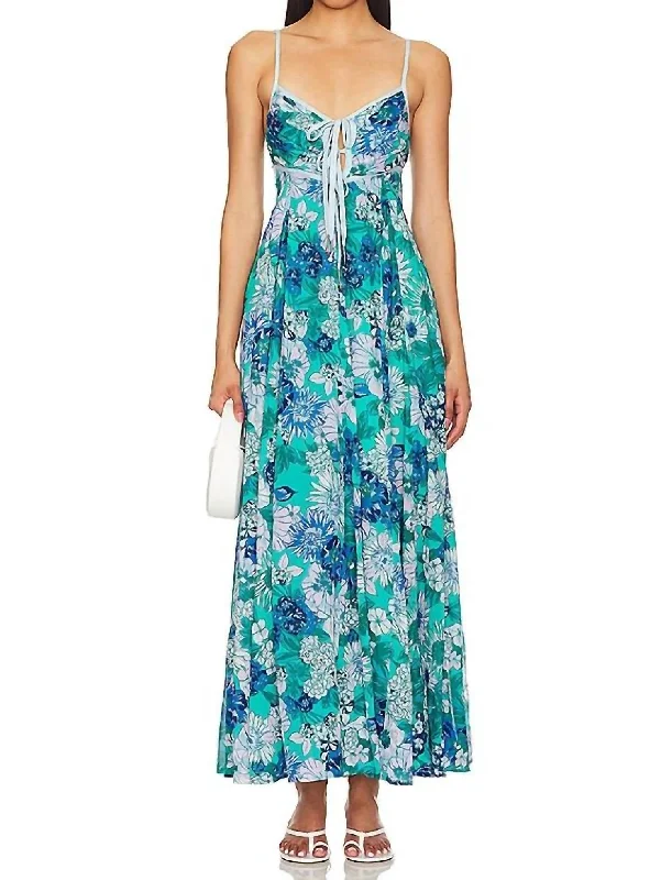 Online Exclusive Dream Weaver Maxi Dress In Blue