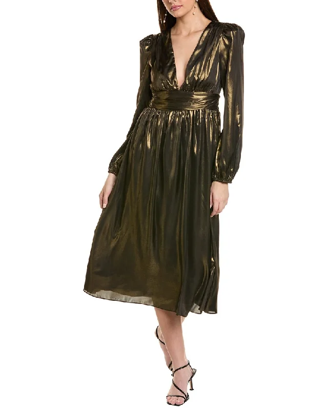 Final Markdown WAYF Metallic Midi Dress