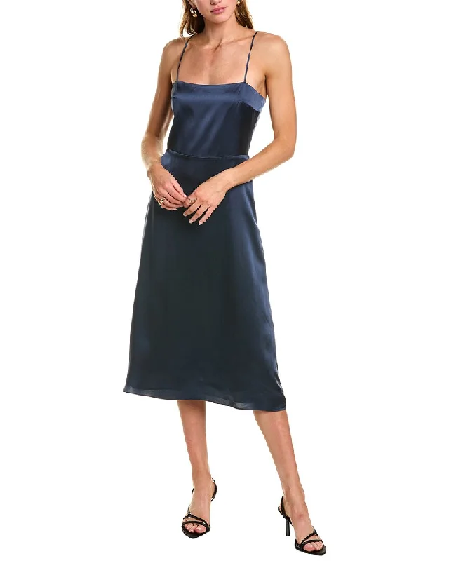 Year-End Sale Amanda Uprichard Clover Silk Midi Dress