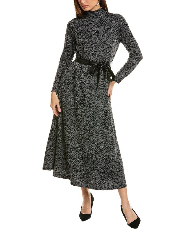 Deal Dash Anne Klein Mock Neck Midi Dress