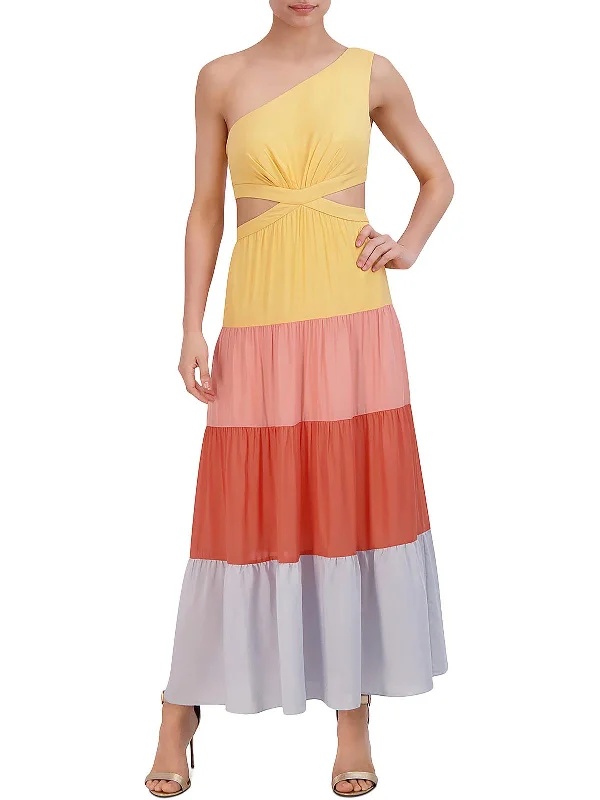 Massive Deals Womens One Shoulder Long Maxi Dress