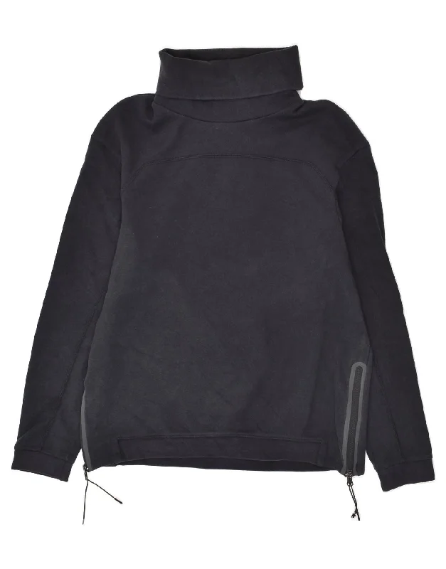 Price Rollback JACK & JONES Womens Roll Neck Sweatshirt Jumper UK 14 Medium Black