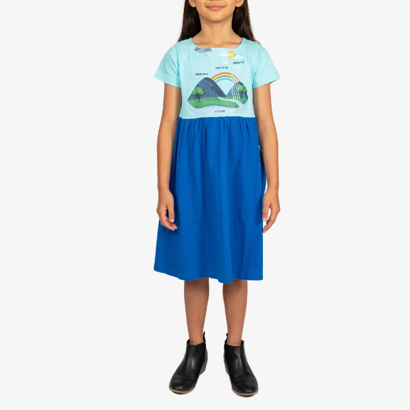 Limited Time Offer Water Cycle Kids Dress (with a typo on the print) FINAL SALE