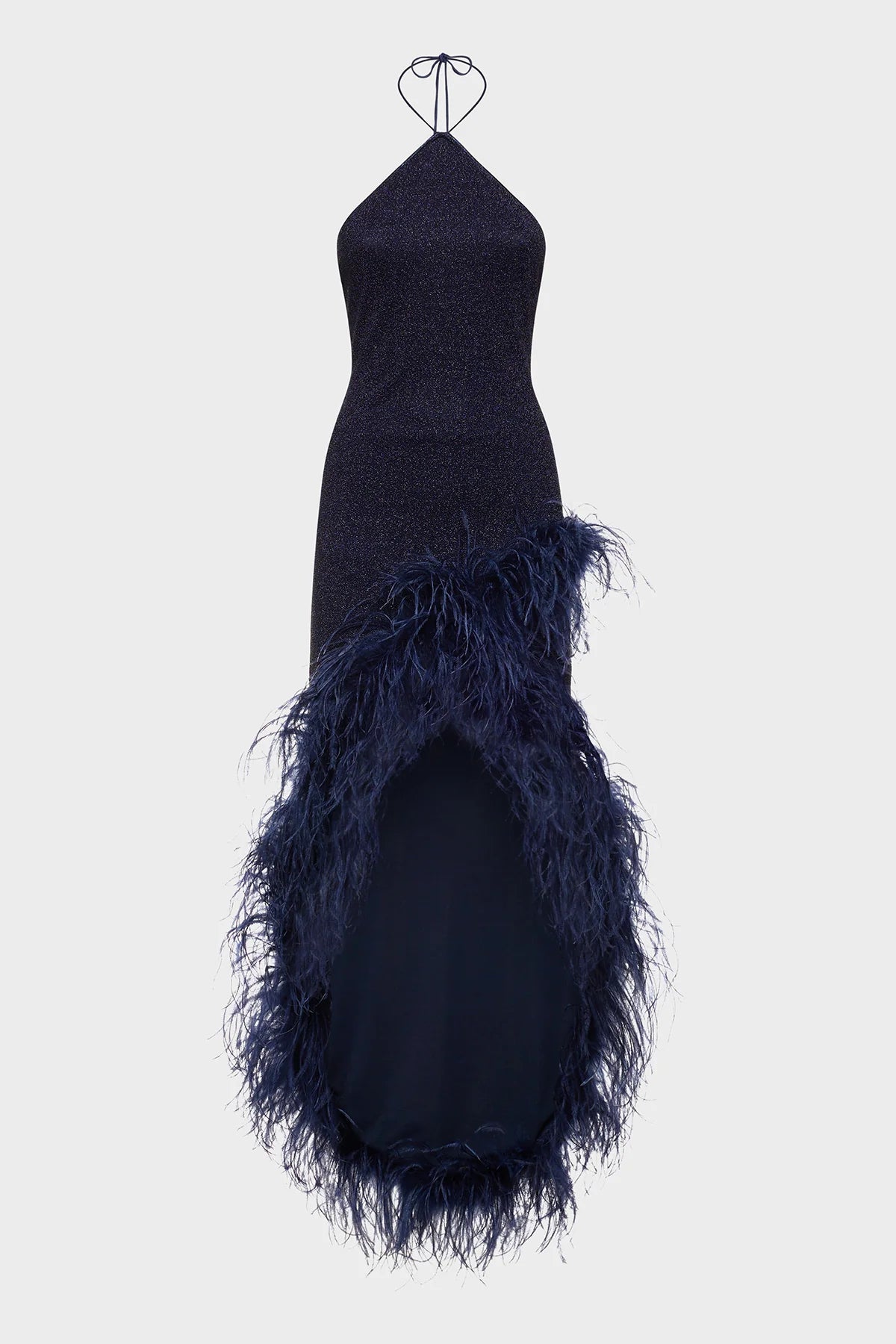 Early Bird Discount Oséree - Lumière Plumage Tulip Dress - Night Blue