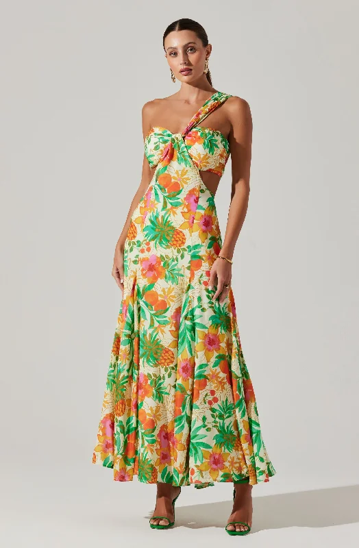 Price Drop Alert Mezcal One Shoulder Maxi Dess