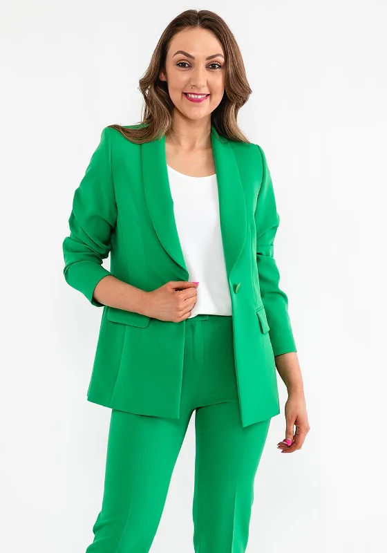 Exclusive Deal Christina Felix Single Breasted Blazer, Green