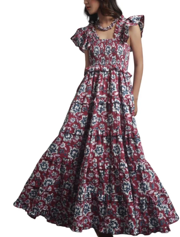 Limited Time Mia Dress In Eggplant