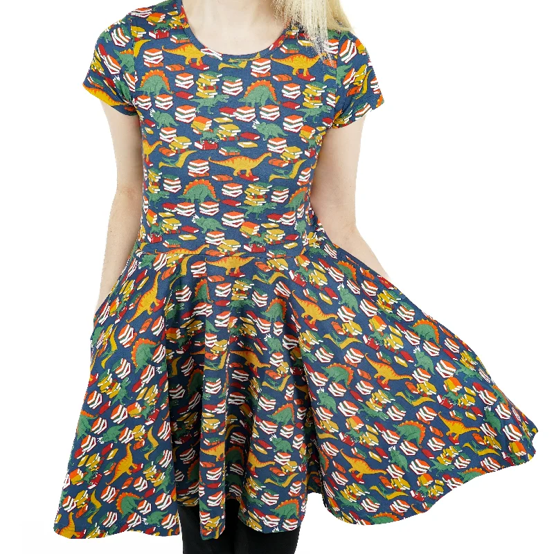 Loyalty Reward Dinobooks Kids Twirl Dress [FINAL SALE]