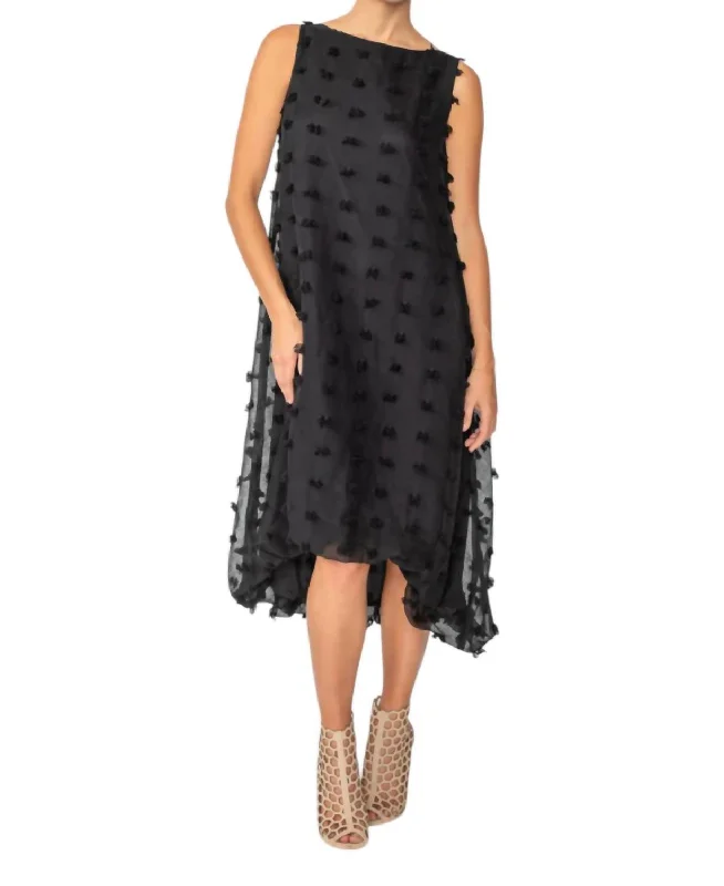 Special Price Small Talk Dress In Black