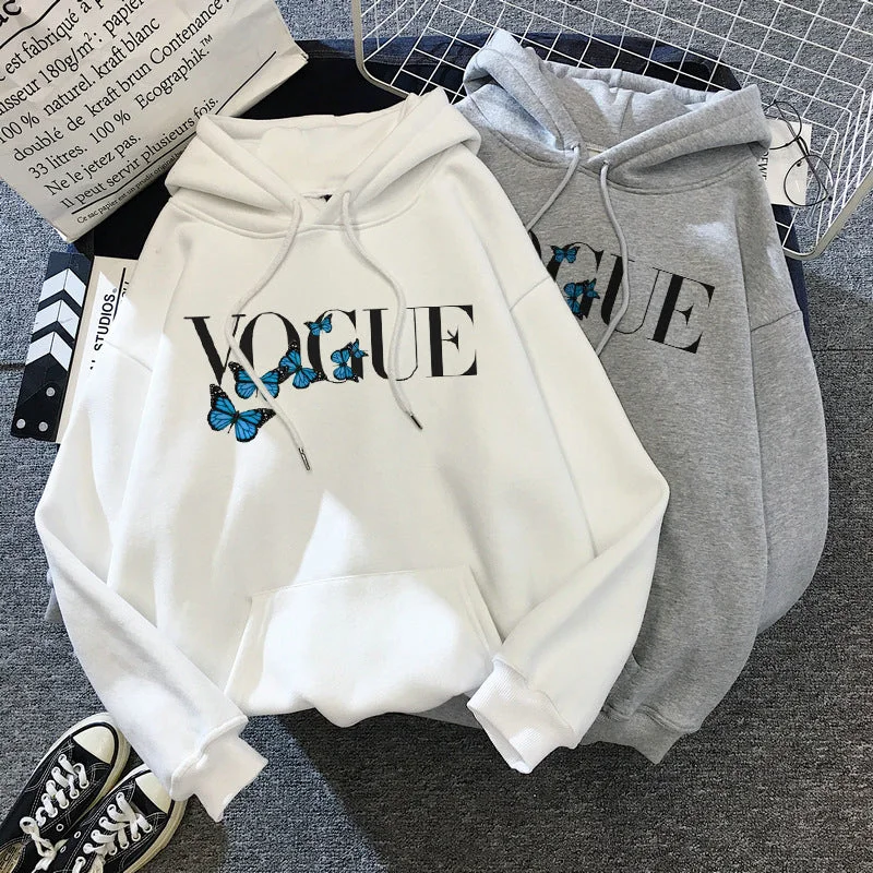 Deal Zone Winter Hoodies Women Loose Korean Style Harajuku Sweatshirt