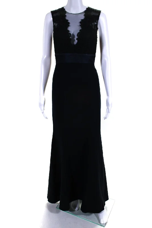 Weekend Flash Sale Theia Womens Deep Midnight Gown Blue