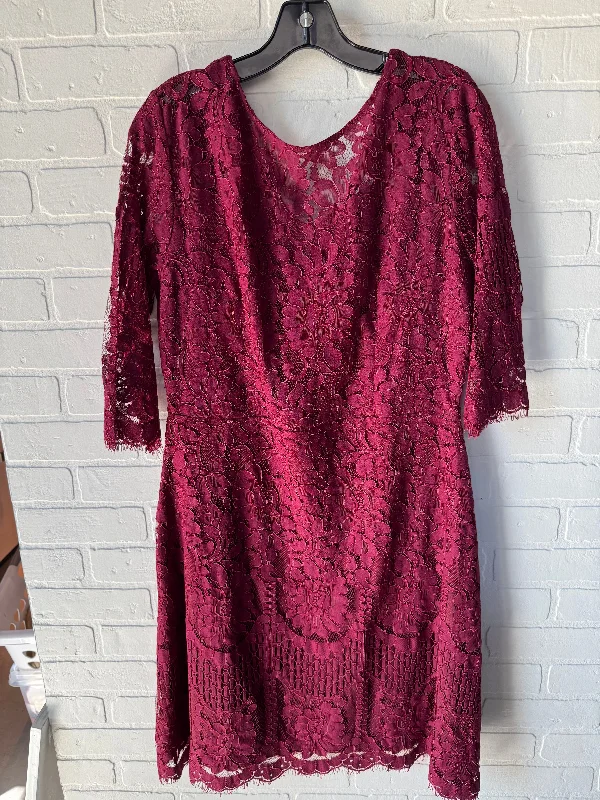 Crazy Deals Dress Party Midi By Cme In Red, Size: Xl