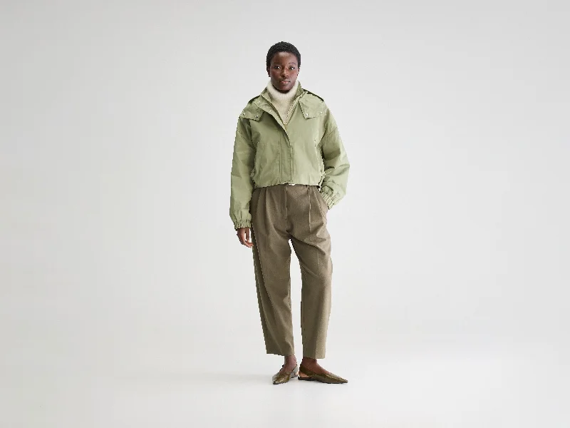 Overstock Herna rain jacket (251 / W / SAUGE)
