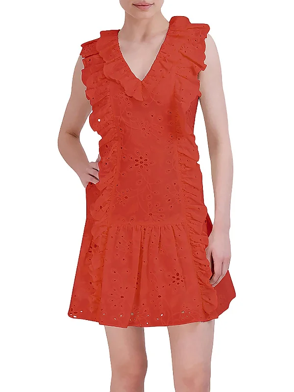Exclusive Offers Womens Cotton Above Knee Mini Dress