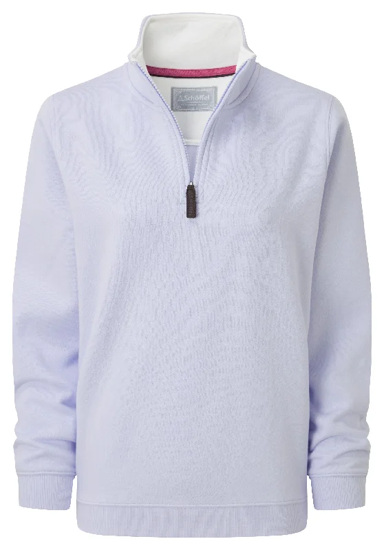 Act Now 1/4 Zip Sweatshirt - Pale Blue