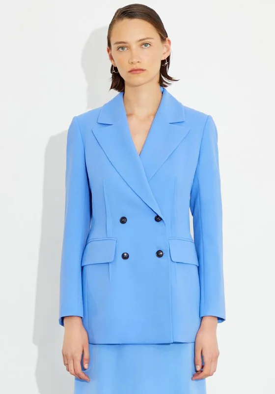Super Sale Birelin Double Breasted Blazer, Blue Marine
