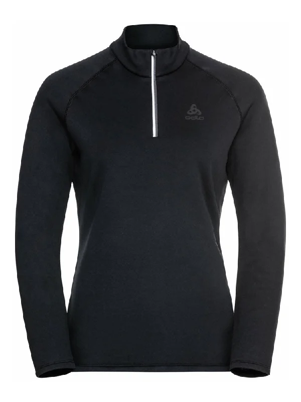 Special Price Besso Long Sleeve Half Zip Mid Layer - Black