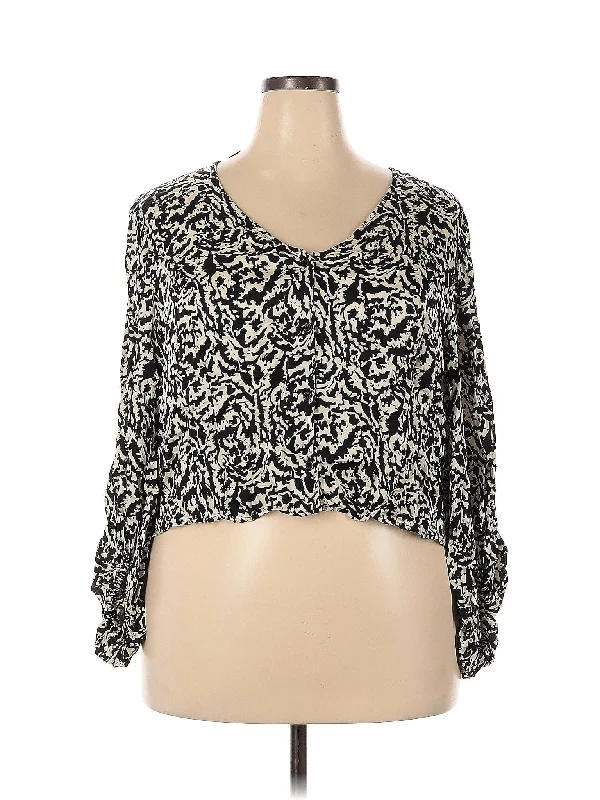 Extra Discounts 3/4 Sleeve Blouse