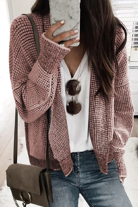 Sneak Peek Sale Longline Open-Front Cable Knit Cardigan