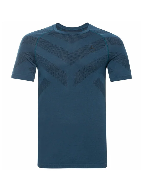 Amazing Deals Kinship Light Base Layer Tee - Blue Wing Teal Melange