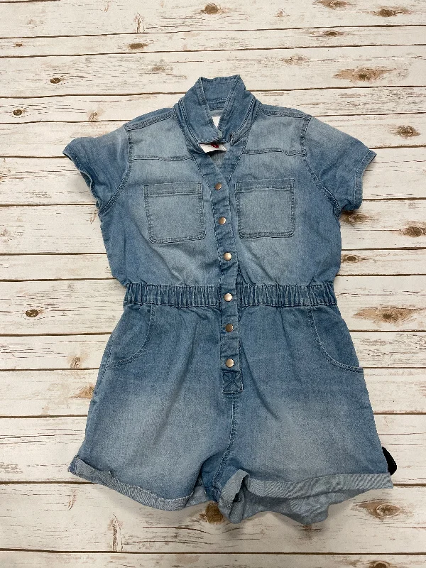 Limited Time Discount Romper By Celebrity Pink In Blue Denim, Size: Xl
