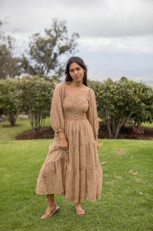 Savings Spectacular Vermont Dress - Fall Gingham