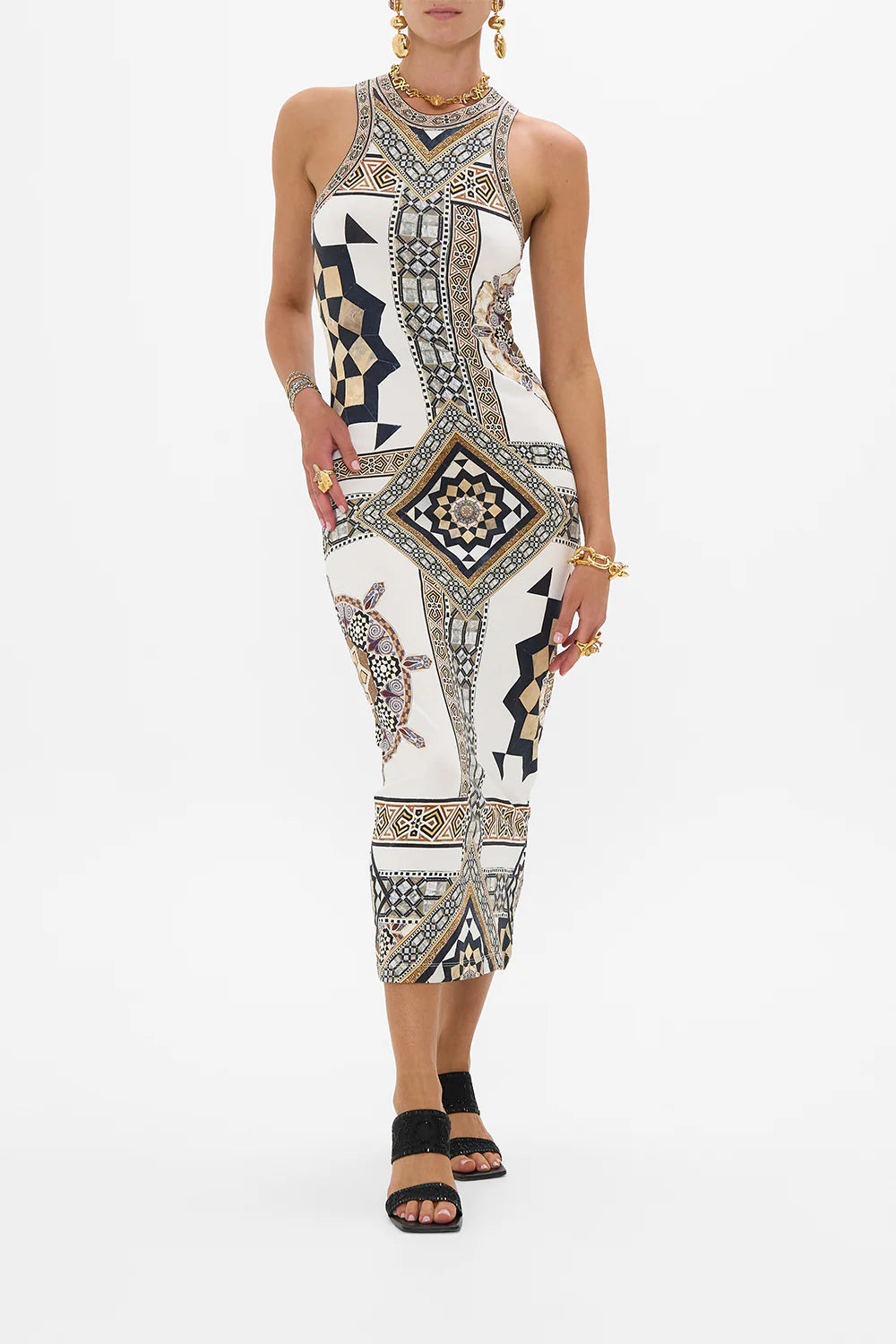 Lowest Price Camilla - Jersey Tank Dress - Tile Style