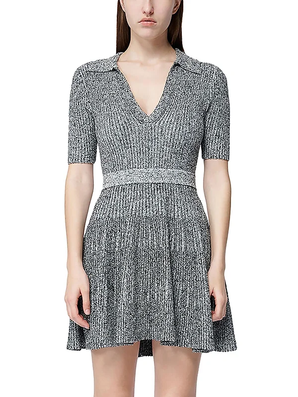 Special Savings Patricia Womens Collar Short Mini Dress